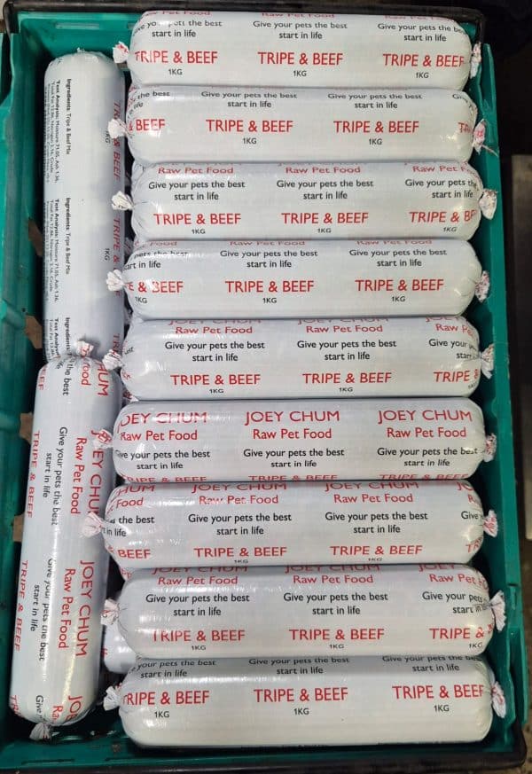 25 x 1kg Tripe & Beef Packs (25kg)